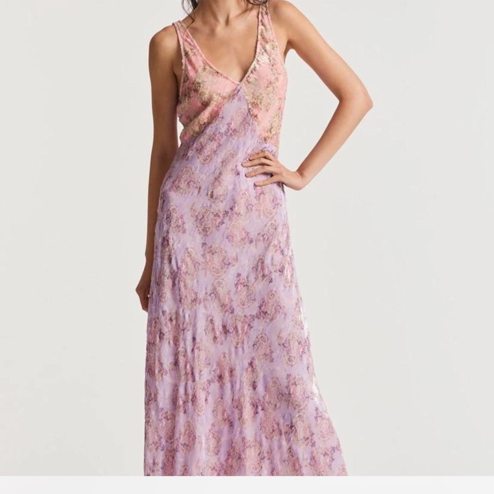 LoveShackFancy Iliana Slip Dress